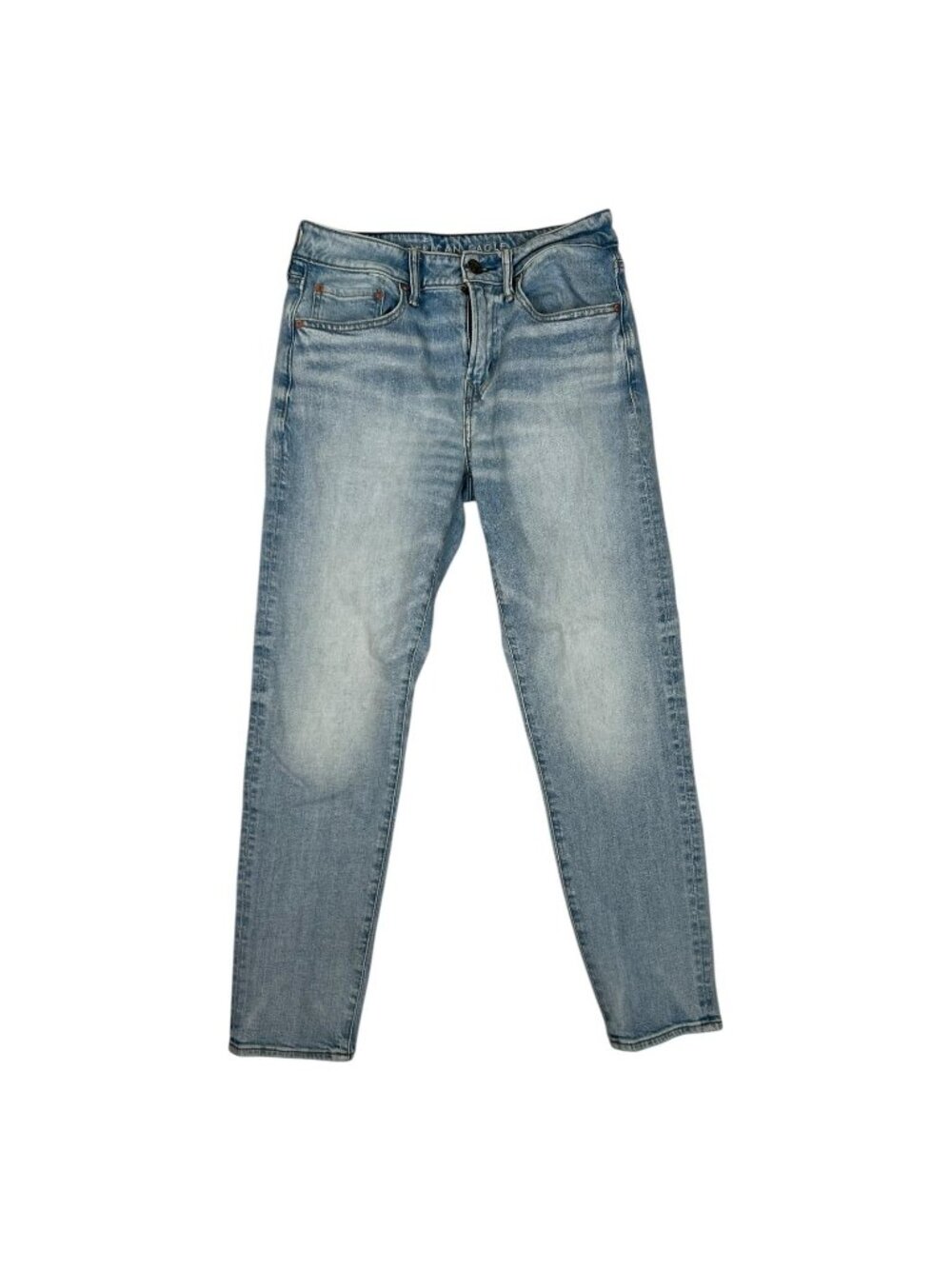 American Eagle Jeans Mens 28x30 Blue Skinny Light Wash Real Good Stretch Denim